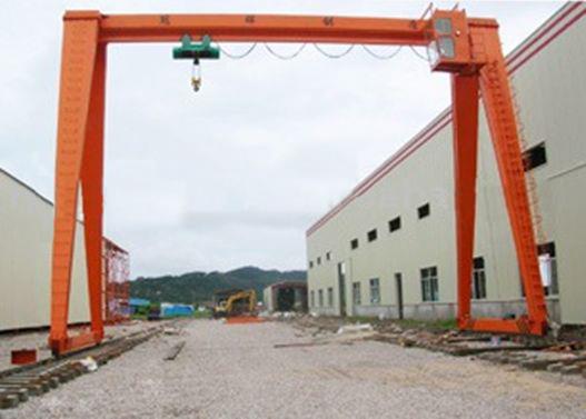 Lub Teeb Haujlwm Ntawm Lub Teeb 8T Hoist Ib Qib Girder Gantry Crane